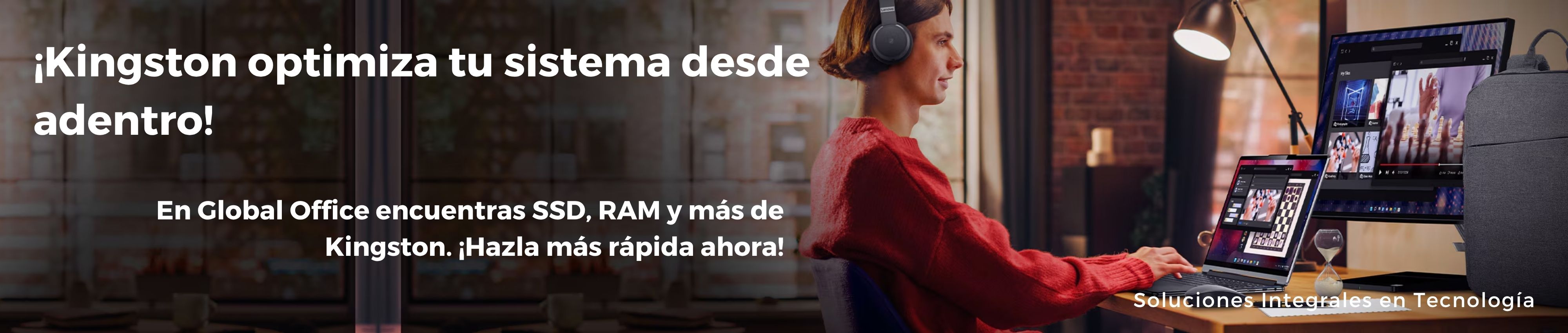 Compra laptops, impresoras, cámaras de seguridad y más en Global Office. Ofrecemos productos de tecnología, línea blanca, y sistemas CCTV con envío en todo México.